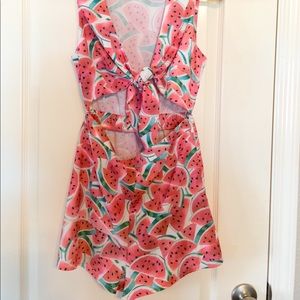 Show Me Your MuMu Watermelon Romper